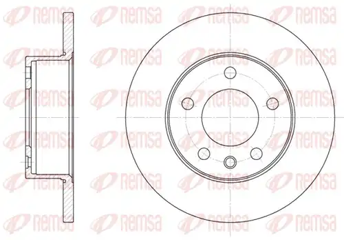 спирачен диск REMSA 6201.00