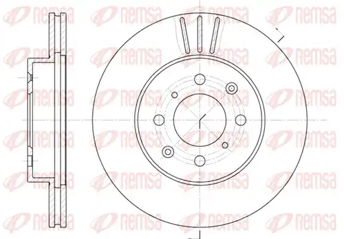 спирачен диск REMSA 6226.10