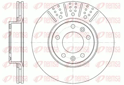 спирачен диск REMSA 6265.10