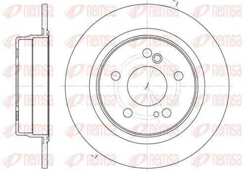 спирачен диск REMSA 6270.00