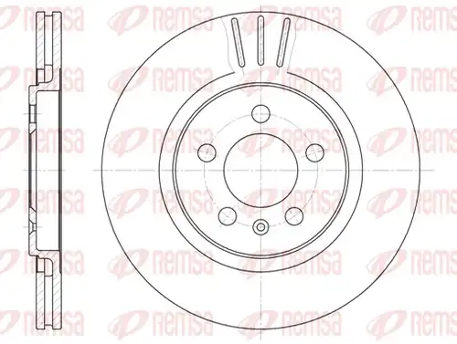 спирачен диск REMSA 6293.10