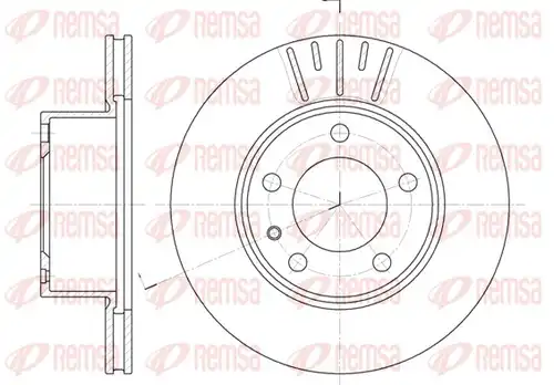 спирачен диск REMSA 6317.10