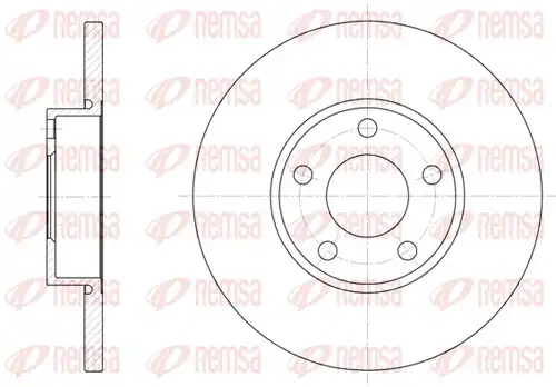 спирачен диск REMSA 6327.00