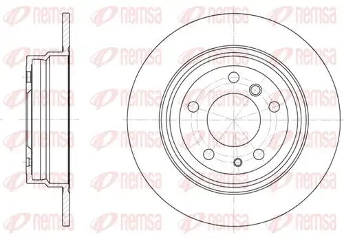 спирачен диск REMSA 6342.00