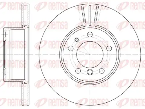 спирачен диск REMSA 6348.10