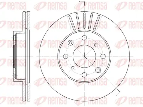 спирачен диск REMSA 6369.10