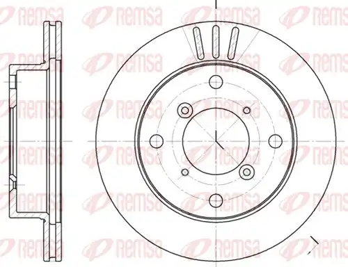 спирачен диск REMSA 6399.10