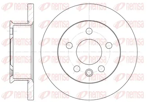 спирачен диск REMSA 6414.00