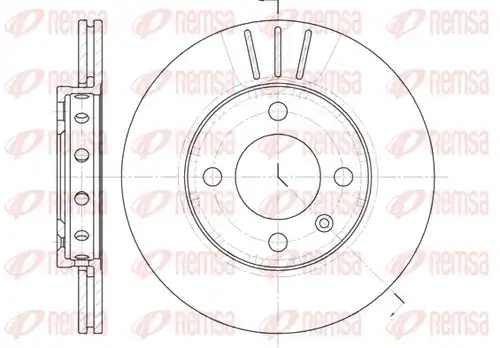 спирачен диск REMSA 6426.10