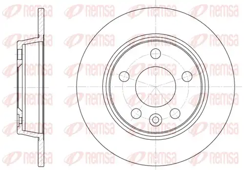 спирачен диск REMSA 6453.00