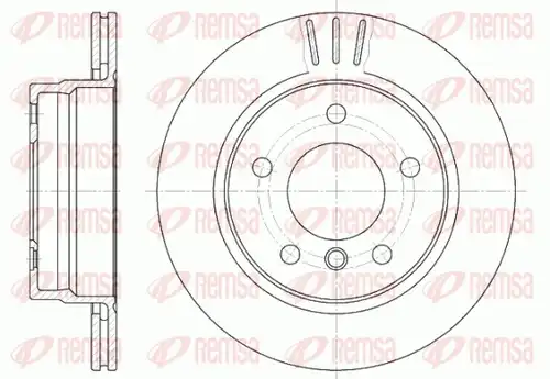 спирачен диск REMSA 6458.10