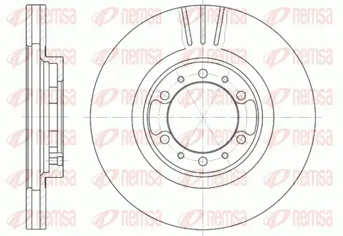спирачен диск REMSA 6462.10