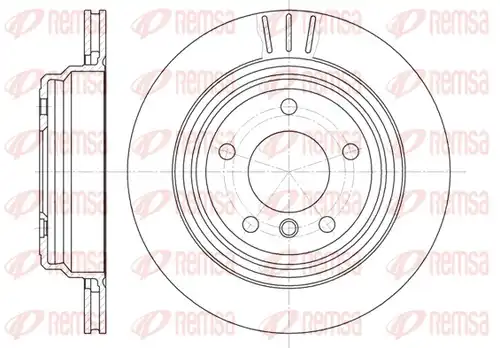 спирачен диск REMSA 6588.10