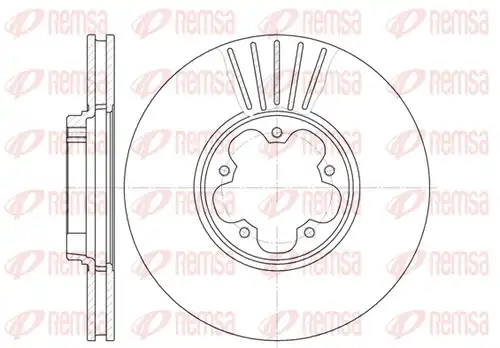 спирачен диск REMSA 6609.10