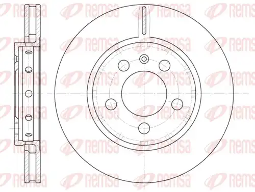 спирачен диск REMSA 6646.10