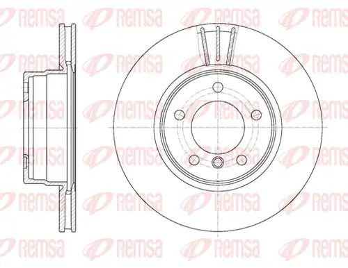 спирачен диск REMSA 6653.10