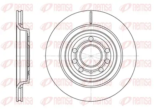 спирачен диск REMSA 6686.10