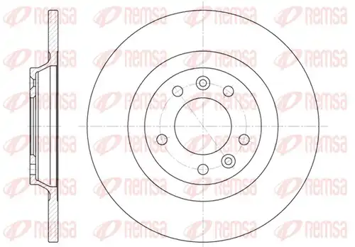 спирачен диск REMSA 6690.00