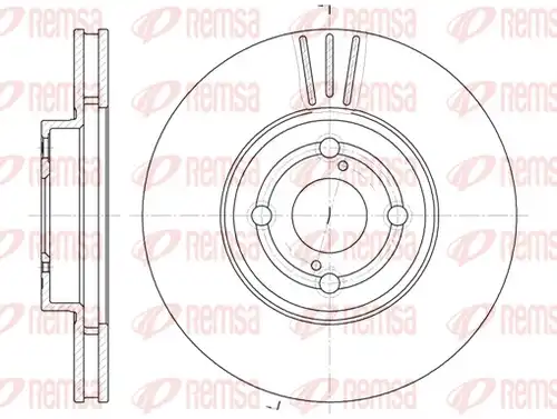 спирачен диск REMSA 6703.10