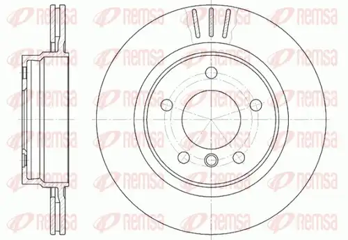 спирачен диск REMSA 6722.10