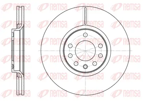 спирачен диск REMSA 6729.10