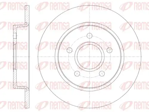 спирачен диск REMSA 6846.00