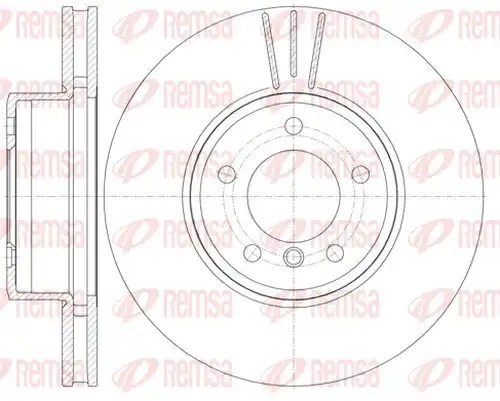 спирачен диск REMSA 6853.10