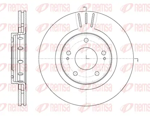 спирачен диск REMSA 6896.10