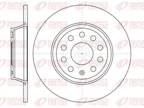 спирачен диск REMSA 6973.00