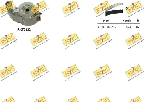 комплект ангренажен ремък REPKIT RKTK1305