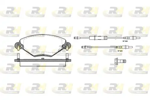 накладки ROADHOUSE 2828.04