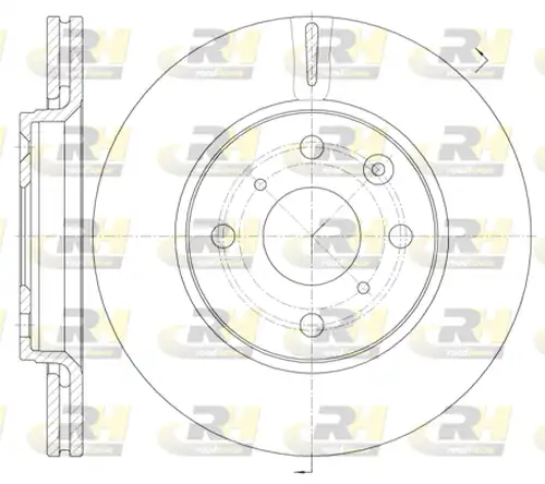 спирачен диск ROADHOUSE 61003.10