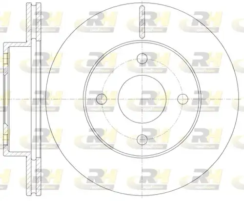 спирачен диск ROADHOUSE 61131.10