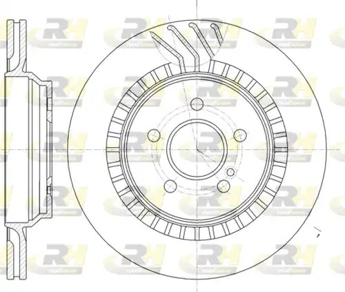 спирачен диск ROADHOUSE 61187.10