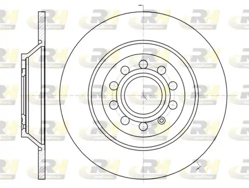 спирачен диск ROADHOUSE 61207.00