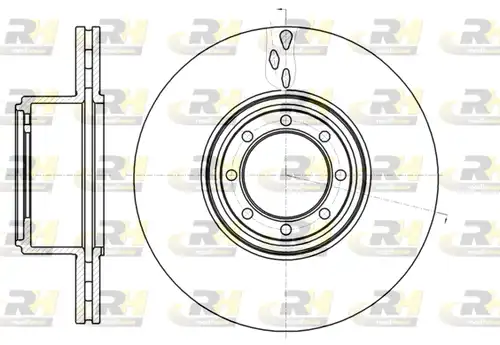 спирачен диск ROADHOUSE 61216.10