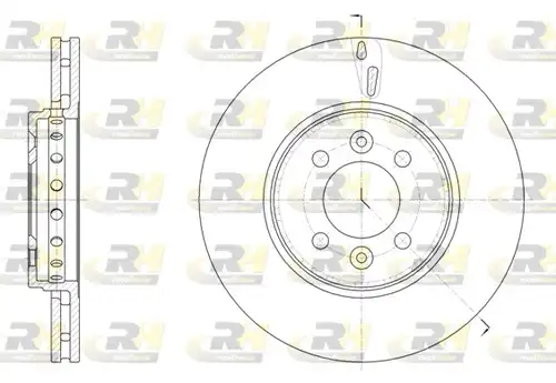 спирачен диск ROADHOUSE 61499.10