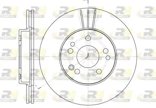 спирачен диск ROADHOUSE 6314.10