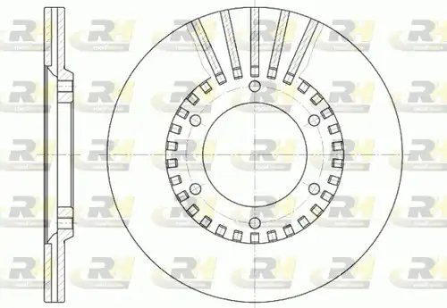 спирачен диск ROADHOUSE 6337.10