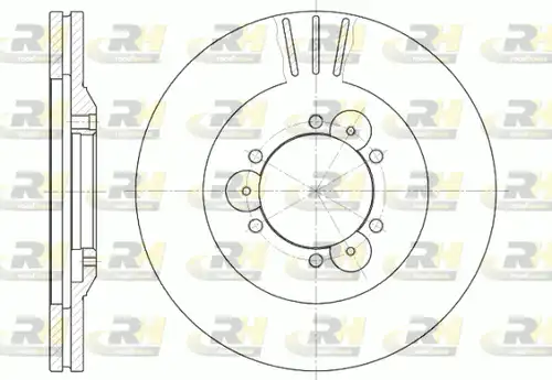 спирачен диск ROADHOUSE 6560.10