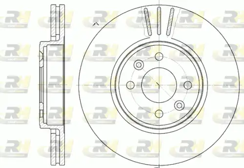 спирачен диск ROADHOUSE 6583.10