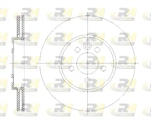 спирачен диск ROADHOUSE 6614.10