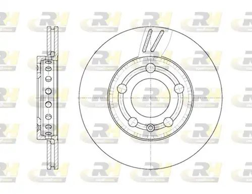 спирачен диск ROADHOUSE 6709.10