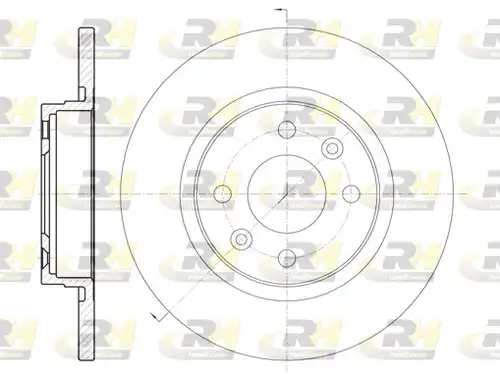 спирачен диск ROADHOUSE 6809.00