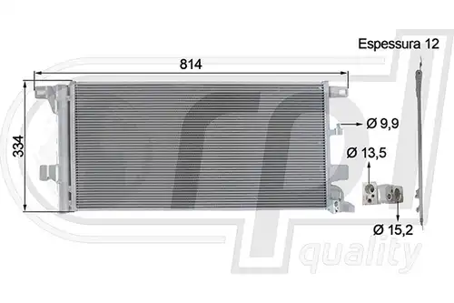 кондензатор, климатизация RPL QUALITY APCDAU5033