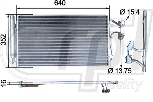 кондензатор, климатизация RPL QUALITY APCDBW5033