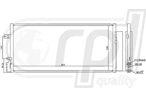 кондензатор, климатизация RPL QUALITY APCDDW5030