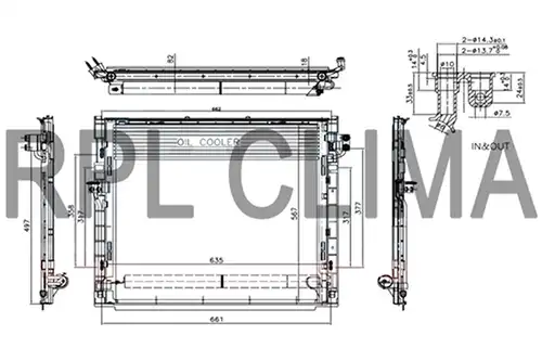 кондензатор, климатизация RPL QUALITY APCDMB5078