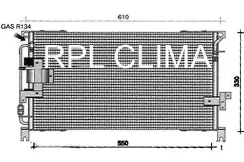 кондензатор, климатизация RPL QUALITY APCDMI0009