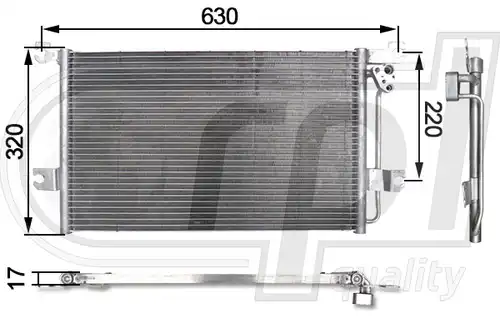 кондензатор, климатизация RPL QUALITY APCDMI5035